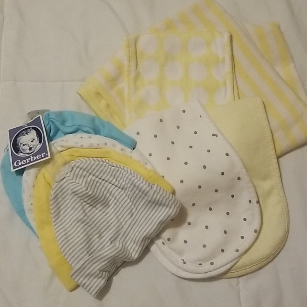 Baby hat/burping cloth /blanket